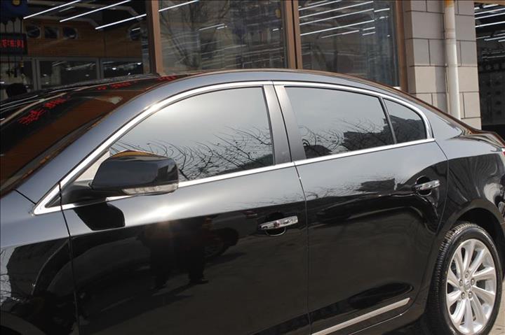 石家庄汽车贴膜汽车玻璃贴膜防爆膜隔热膜 别克君越全车龙膜图片_高清