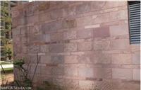 河北厂家粉砂岩文化石 外墙用红色蘑菇石文化石 