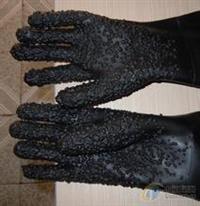 供应打砂机防护手套 颗粒耐磨手套价格