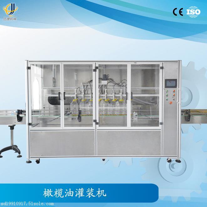 濟南氣動bsb食用油灌裝機 雙頭半自動價格便宜效率高